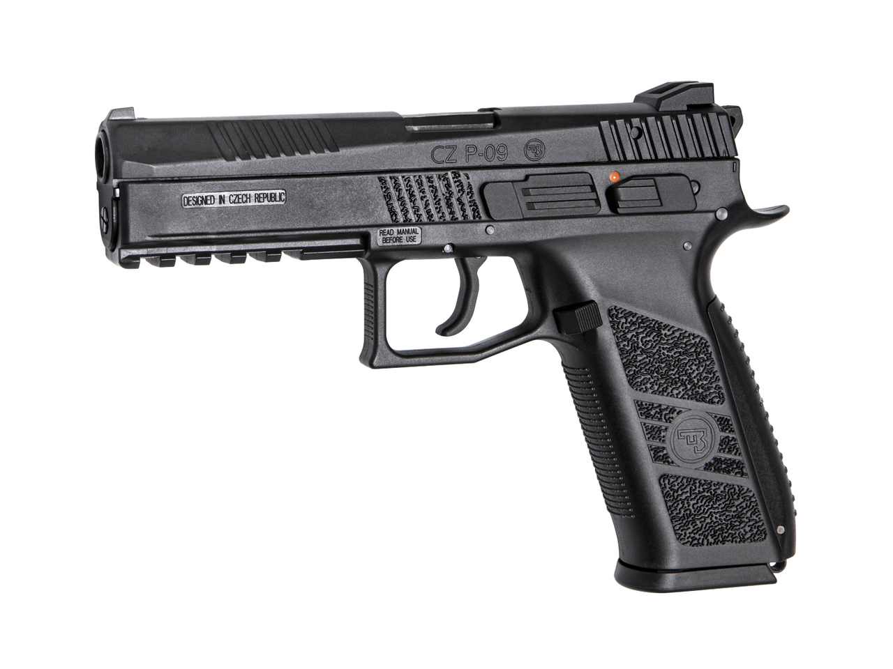 ASG CZ P-09 gas blowback pistol with case